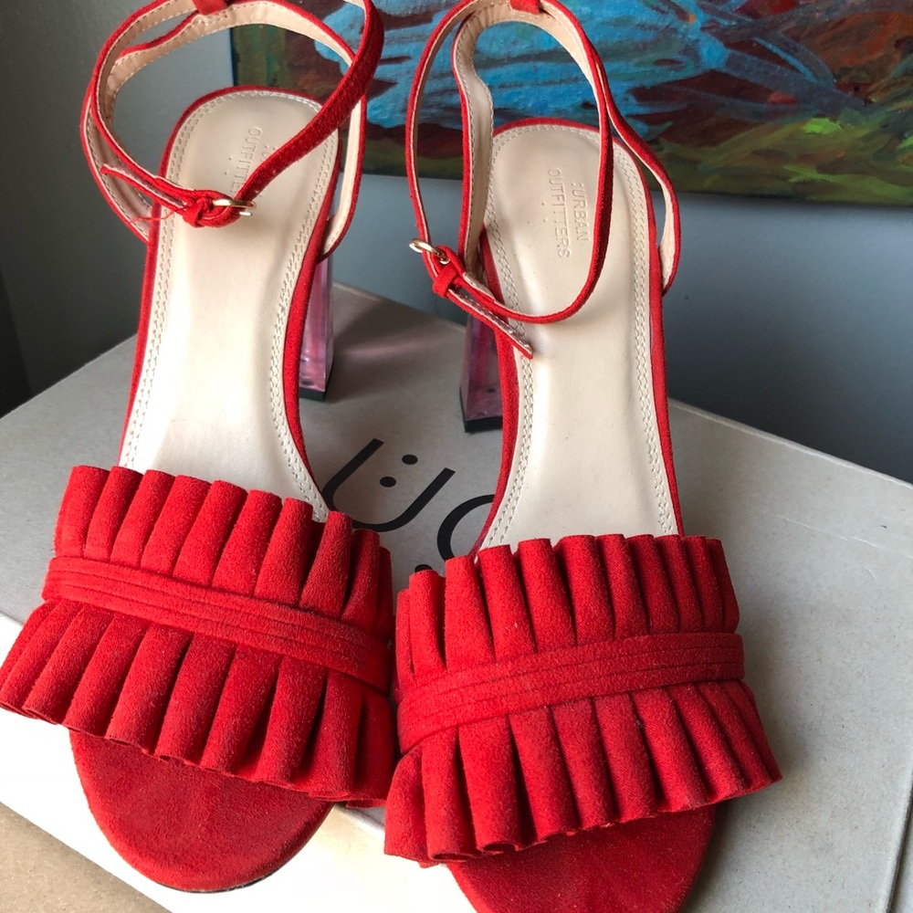 Urban Outfitters “Rachel Lucite” Heels